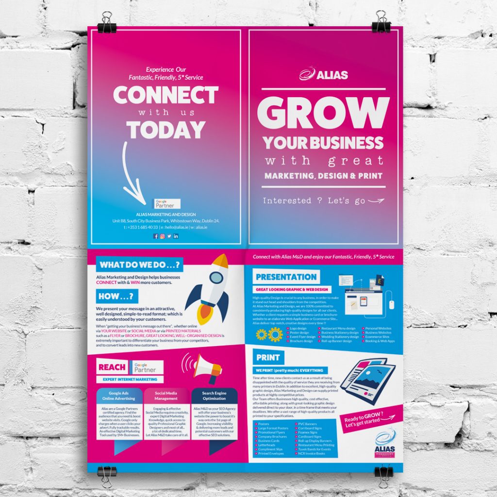 flyer design dublin alias